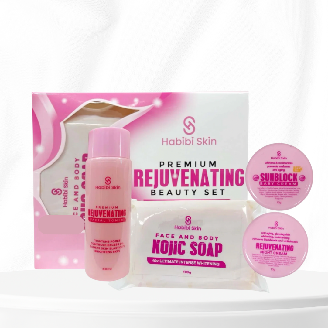 Habibi Premium Rejuvenating Beauty Set – 10x Intense Whitening, Radiance & Skin Renewal